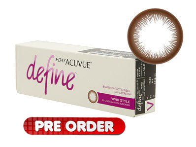 1 Day Acuvue DEFINE Vivid Style - Brown by Johnson & Johnson ( Pre Order )