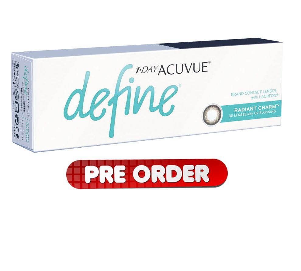 1 Day Acuvue DEFINE Radiant Charm - Grey by Johnson & Johnson - 1