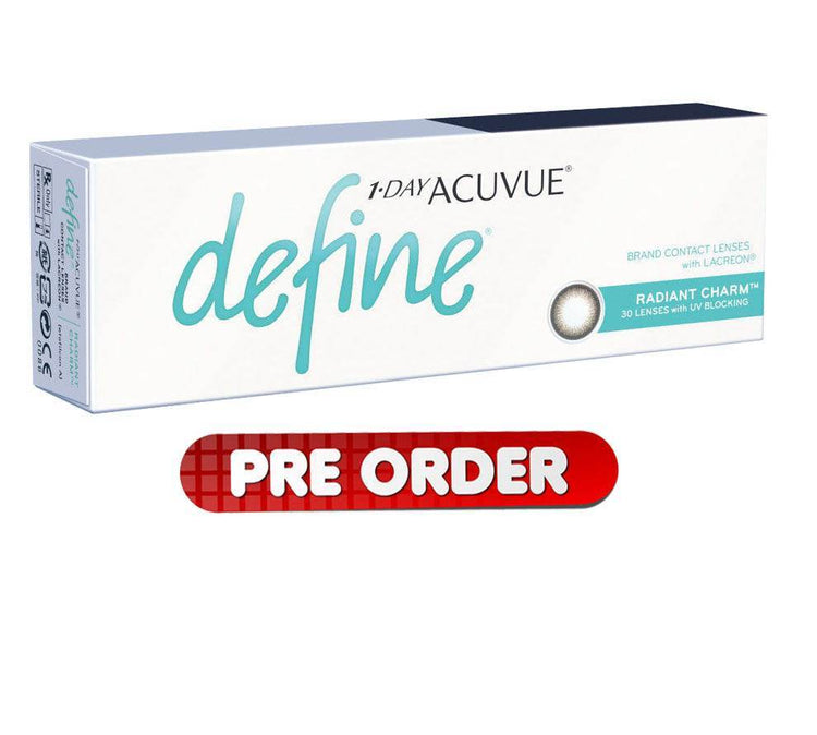1 Day Acuvue DEFINE Radiant Charm - Grey by Johnson & Johnson