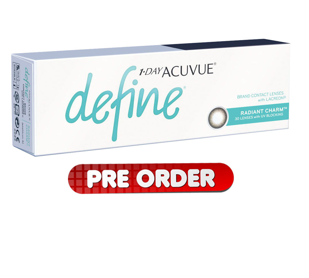 1 Day Acuvue DEFINE Radiant Charm - Grey by Johnson & Johnson ( Pre Order )