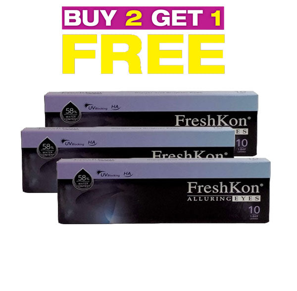Buy 2 Get 1 Alluring Daily ( 10Pcs ) by FreshKon