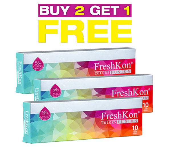 Buy 2 Get 1 FreshKon Colors Fusion Daily ( 10pcs ) - 1