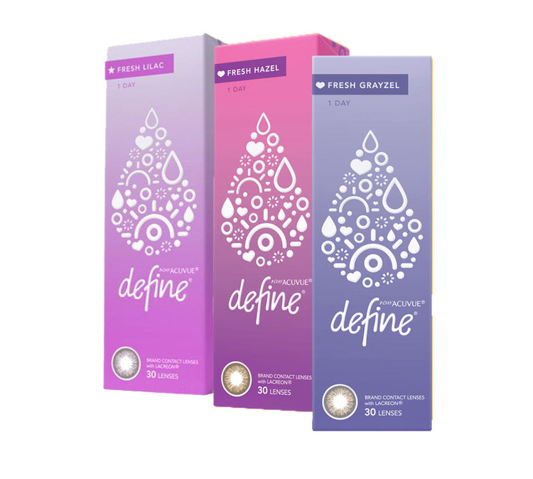1 Day Acuvue Define Fresh Series ( 3 Boxex Package )