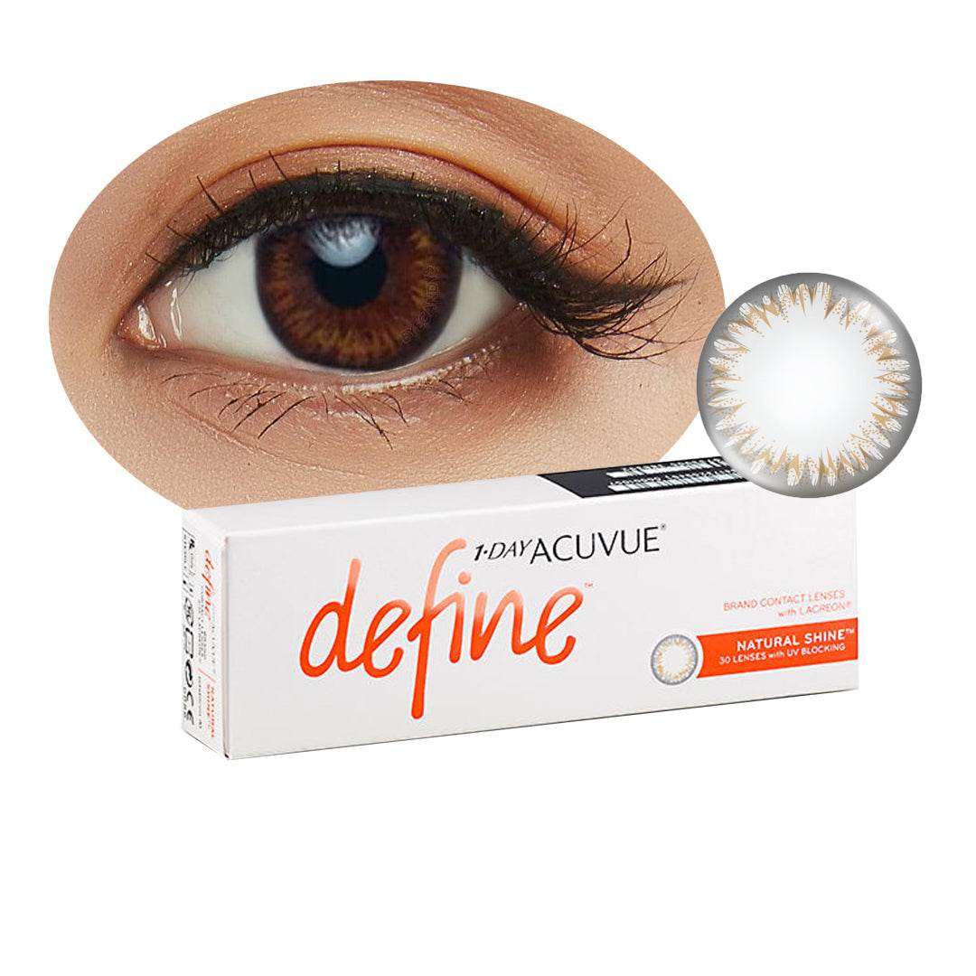 1 Day Acuvue DEFINE Natural Shine - Grey Gold by Johnson & Johnson - 1