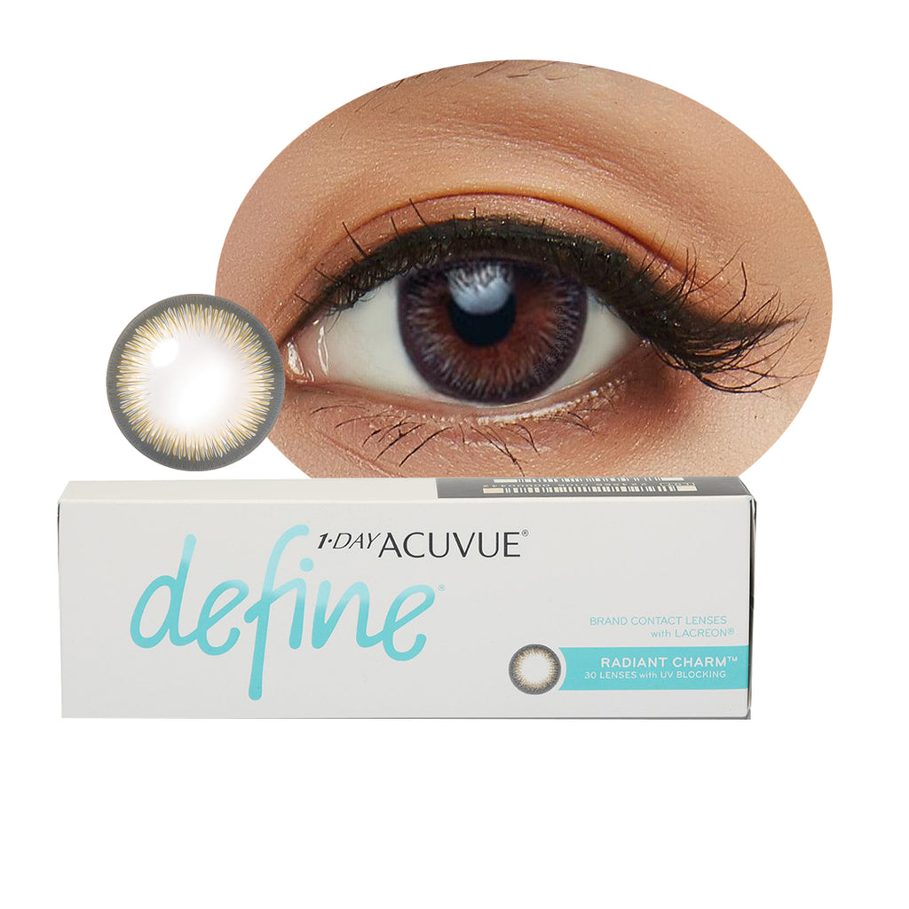 1 Day Acuvue Define Radiant Charm - Grey by Johnson & Johnson