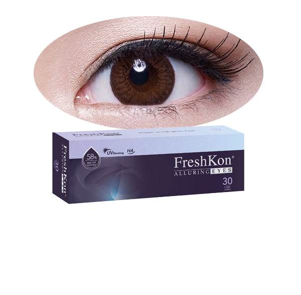 1 Day Alluring Winsome Brown (30Pcs) by FreshKon - Lensza
