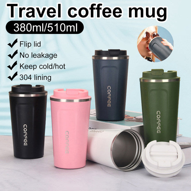 Tumbler Vacuum Coffee Travel 510ml - Mug Kopi Travel Stainless Steel
