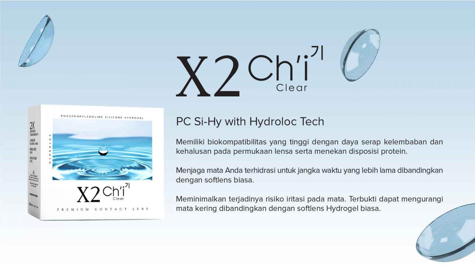 X2 Chi Clear ( Softlens Premium ) - 2