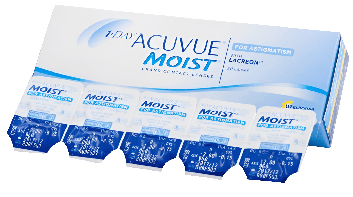 1 Day Acuvue Moist Astigmatism for Minus Eyes by Johnson & Johnson - 3