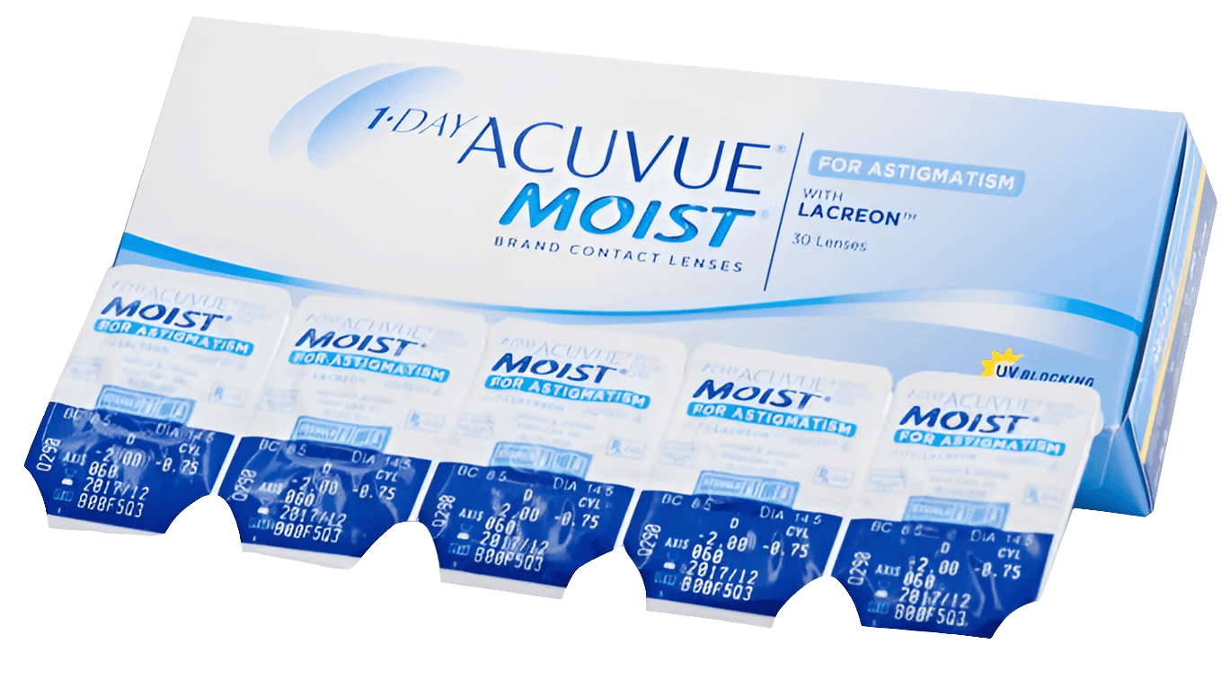 ( 3 Boxes ) 1 Day Acuvue Moist Astigmatism for Minus Eyes by Johnson & Johnson - 2