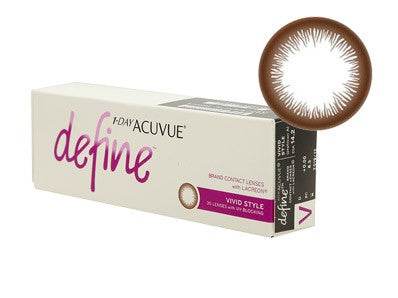 1 Day Acuvue DEFINE Vivid Style - Brown by Johnson & Johnson - 2