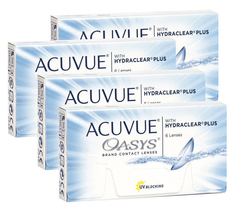 4 Boxes ACUVUE OASYS with HYDRACLEAR by Johnson & Johnson