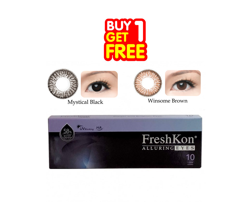Buy 1 Get 1 Alluring Daily ( 10Pcs ) by FreshKon - Combination Color