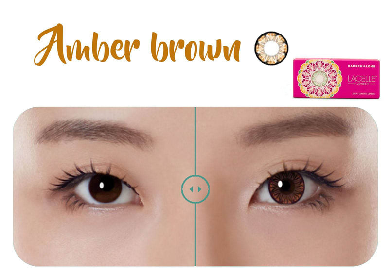 Lacelle Amber Brown by Bausch & Lomb - Lensza