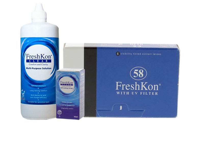Smart Set : Freshkon F58 Monthly Disposable Plus Eye Care - 1
