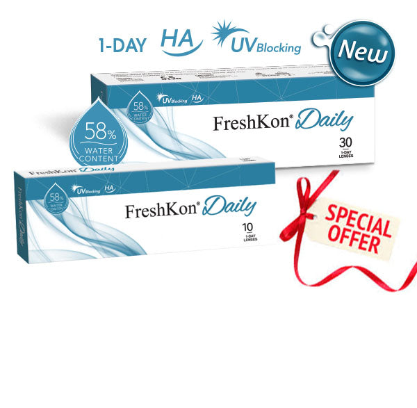 Spesial Offer : FreshKon Daily Contact Lenses ( 30 + 10 pcs )