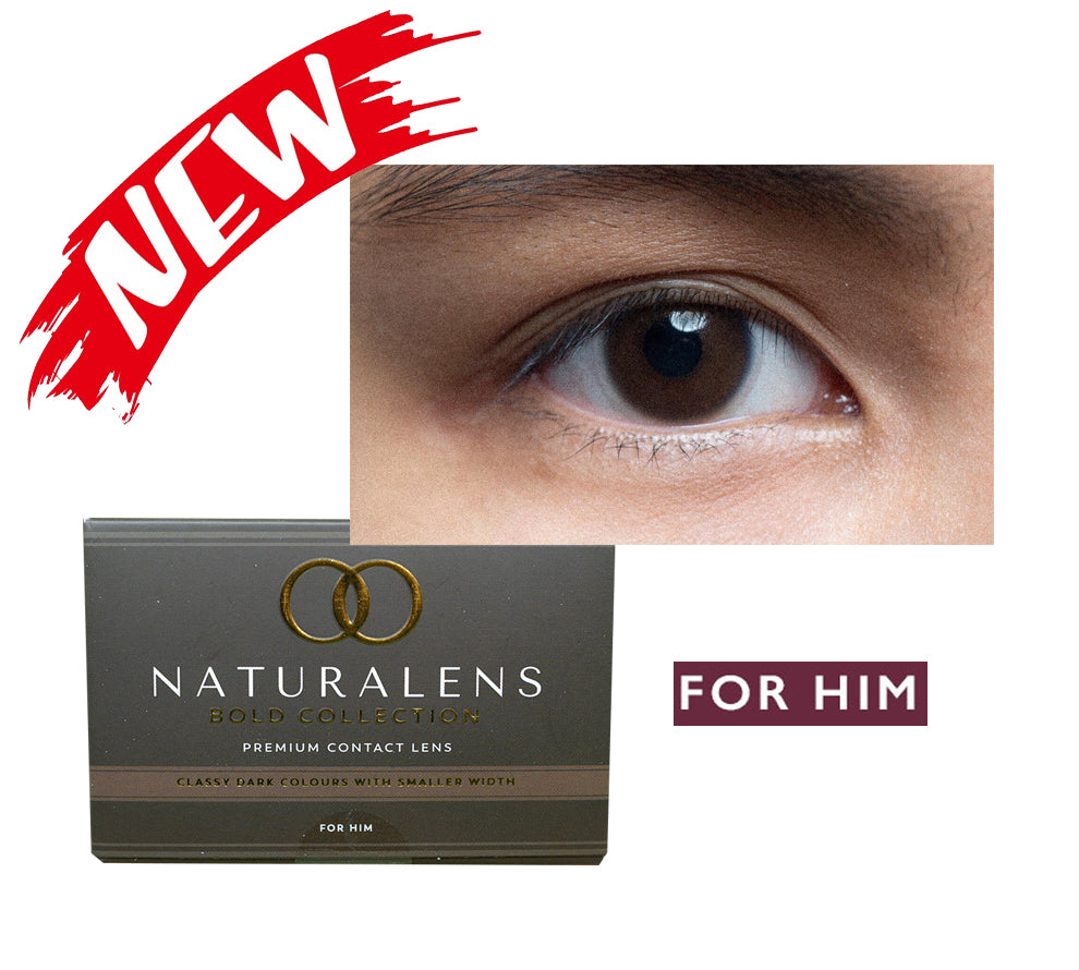 Bold Collection Dark Brown For Him by Naturalens