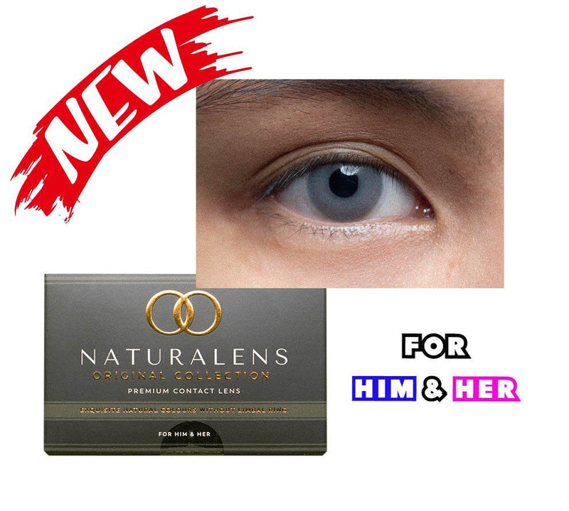 Sheer Collection Ice Grey For Him & Her - by Naturalens - Lensza