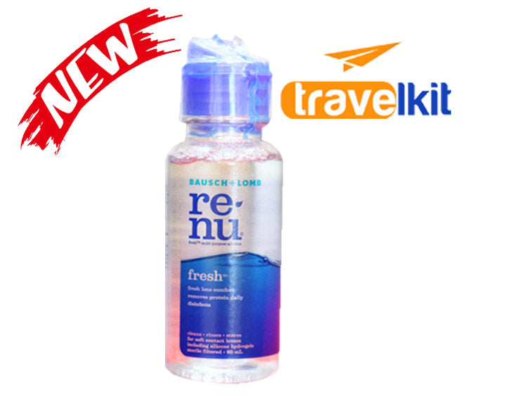 Re-Nu Fresh 60ml by Bausch & Lomb ( Travel Kit )