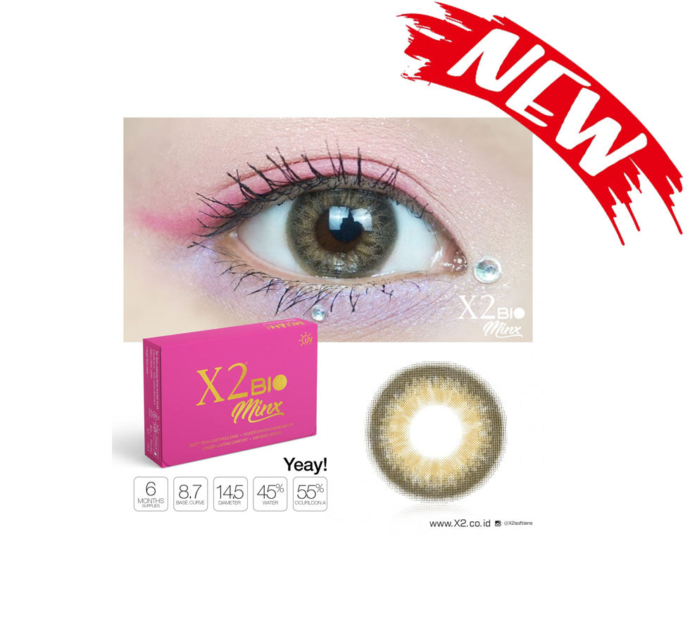X2 Bio Minx - Yeay ( Softlens Premium )