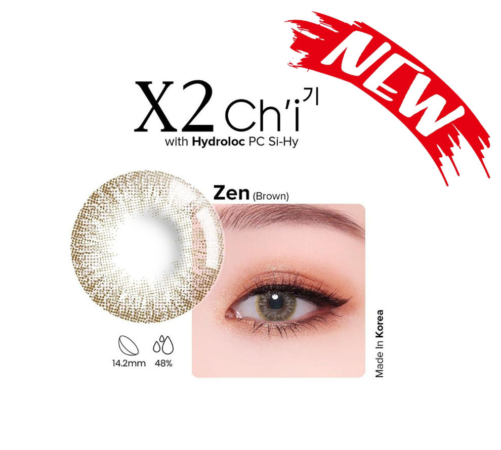 X2 Chi Zen - Brown ( Softlens Premium )