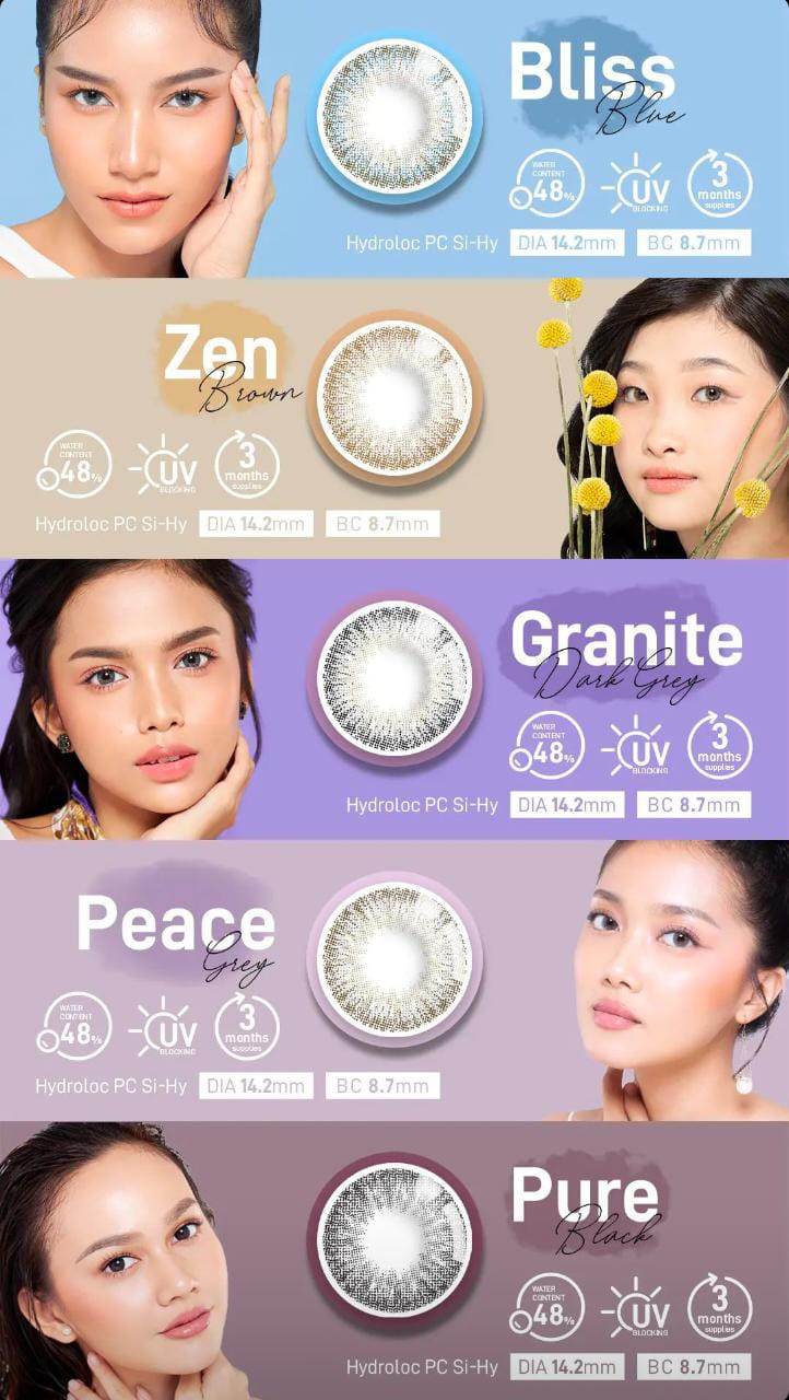 X2 Chi Zen - Brown ( Softlens Premium ) - 2