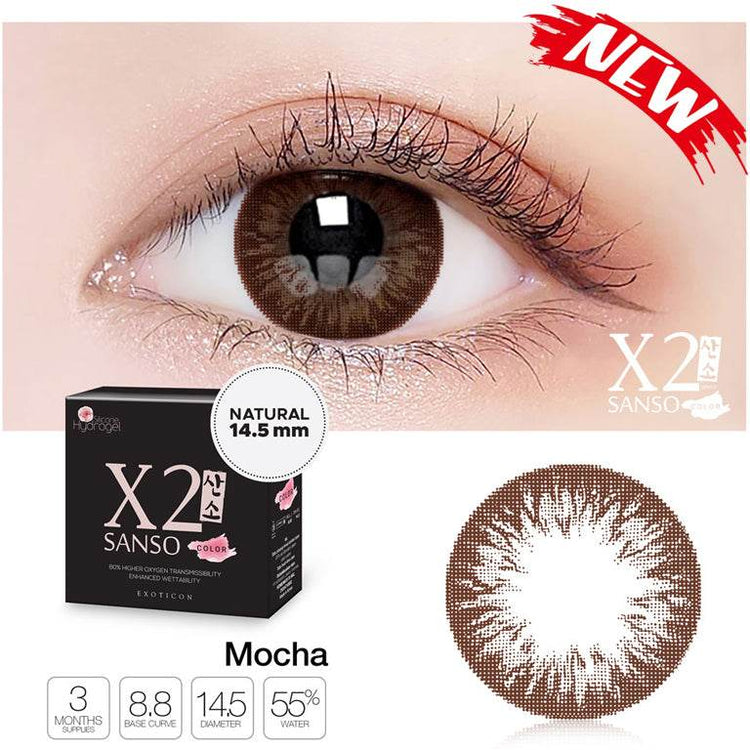 X2 Sanso Color Black - Mocha