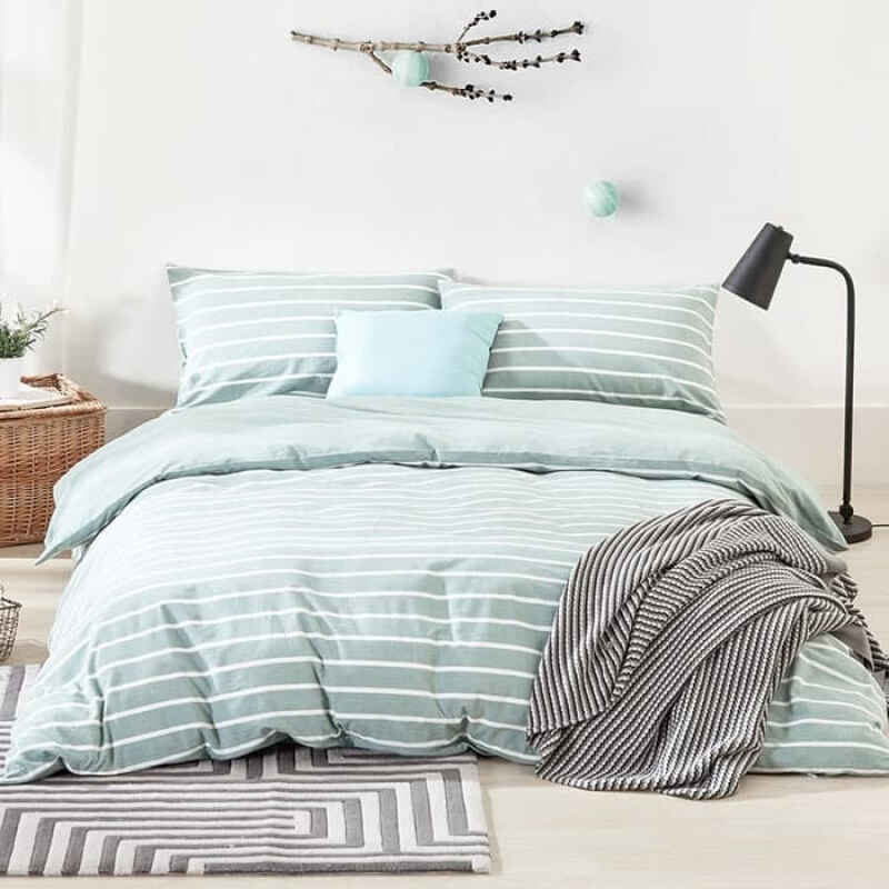 Serta Selimut Dua Sisi (Double Sided Blanket) Cotton Blue
