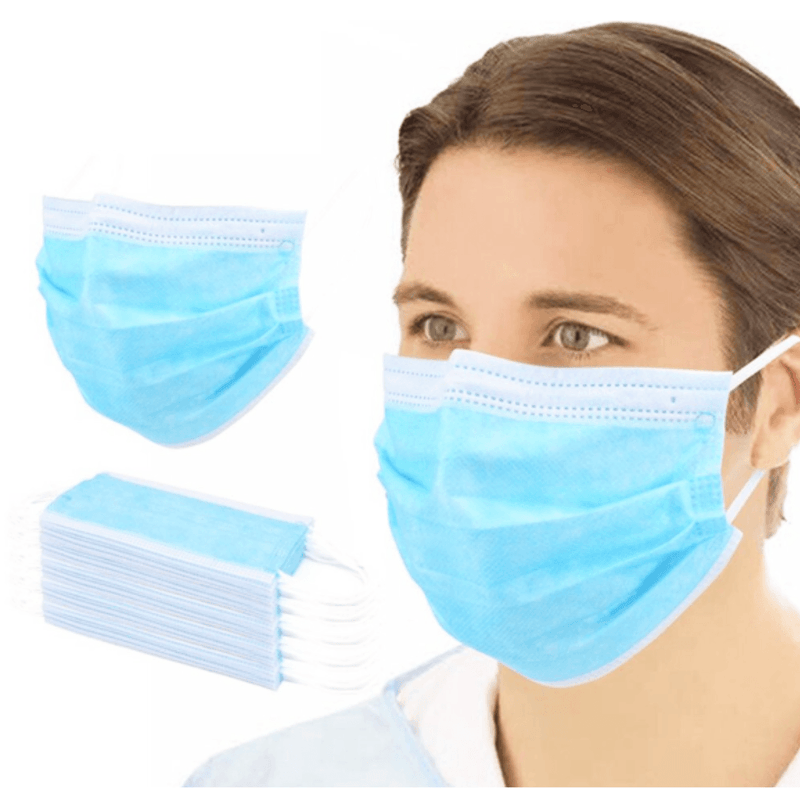 Protective Mask Disposable Surgical Mask Earloop Masker (3 Ply/ 50 pcs) - Lensza