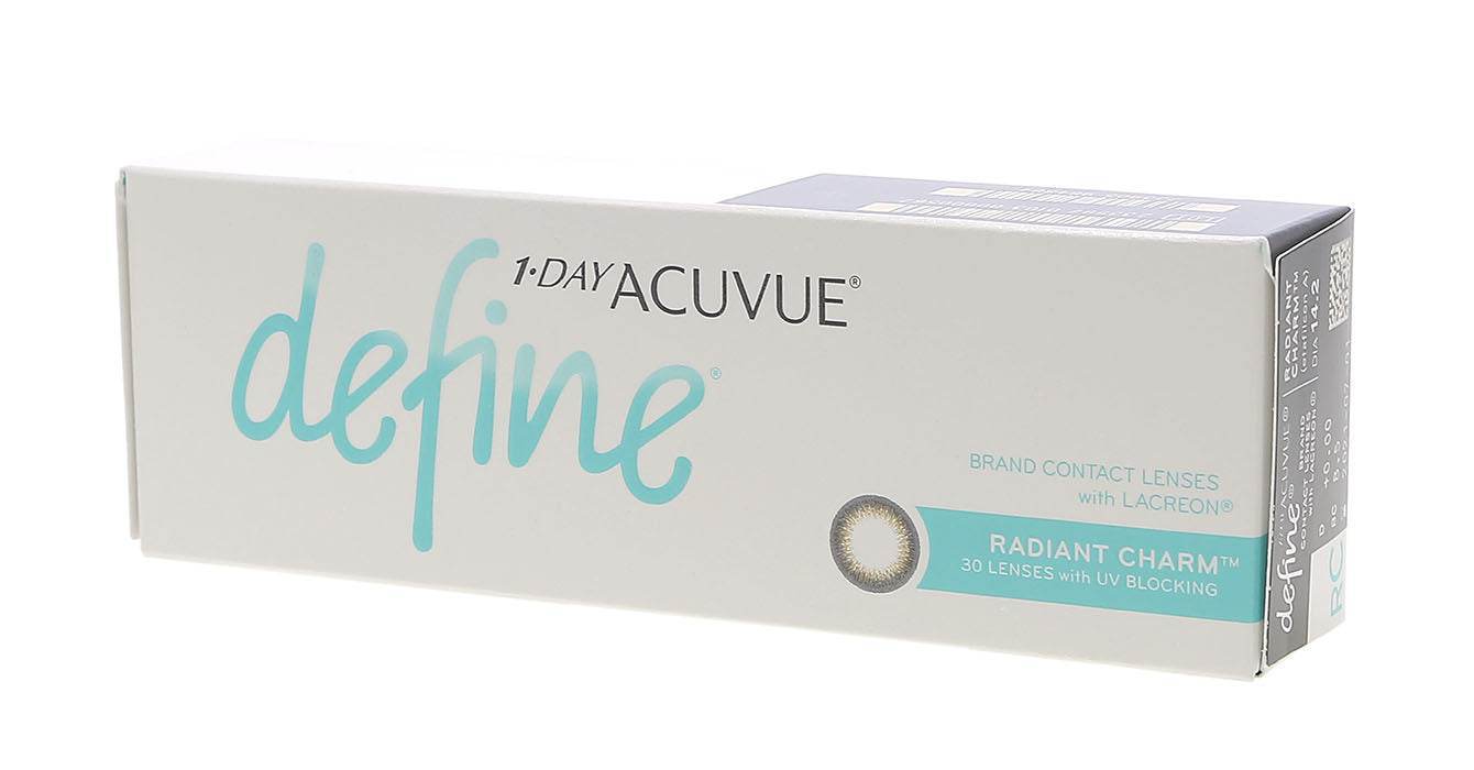 1 Day Acuvue Define Radiant Charm - Grey by Johnson & Johnson - 3