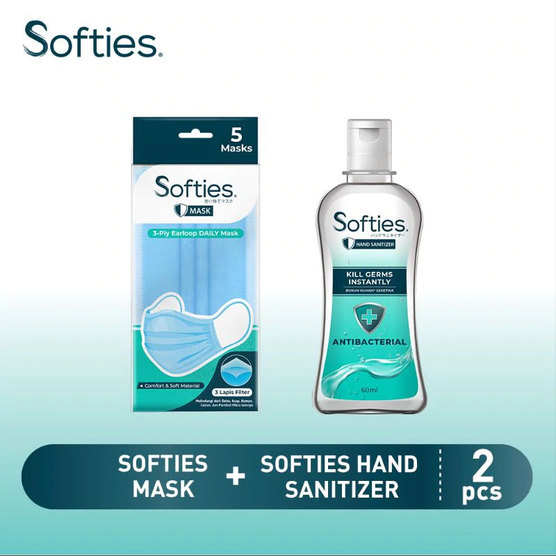 Softies Hand Sanitizer + Softies Mask